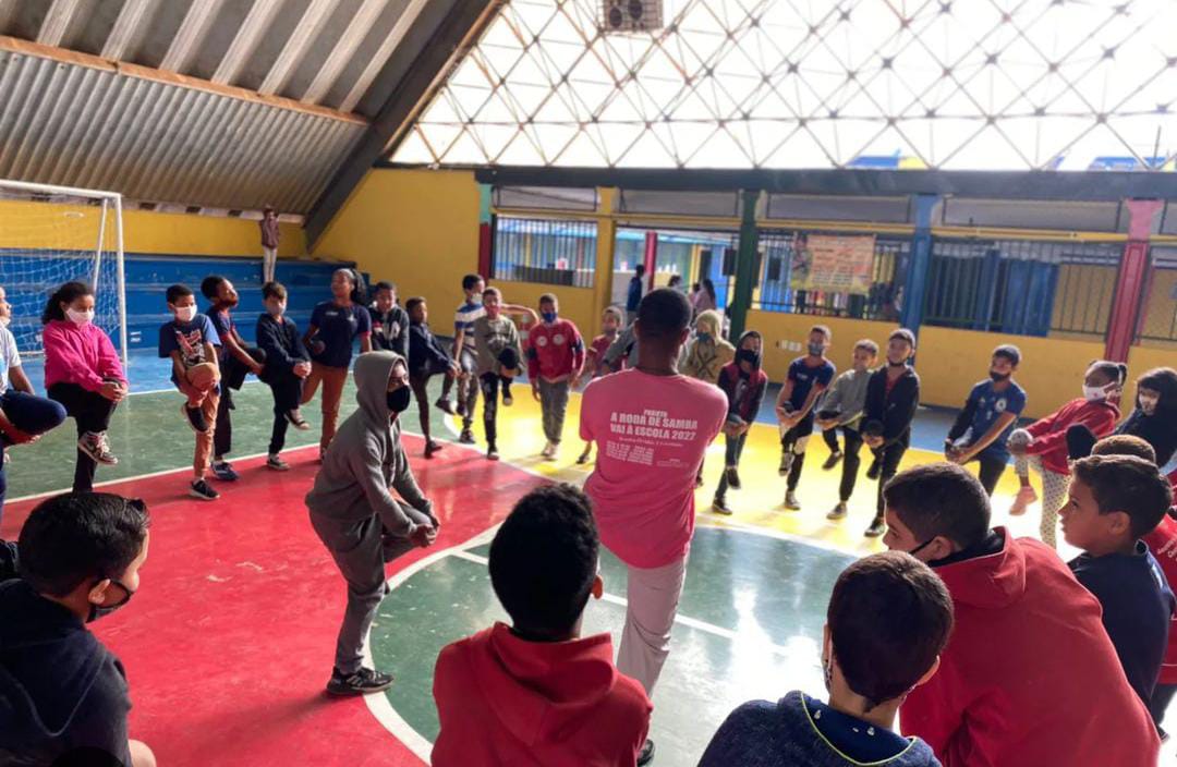 PROJETO A RODA DE SAMBA VAI À ESCOLA - ANO 2022 (OFICINA DE CAPOEIRA)
